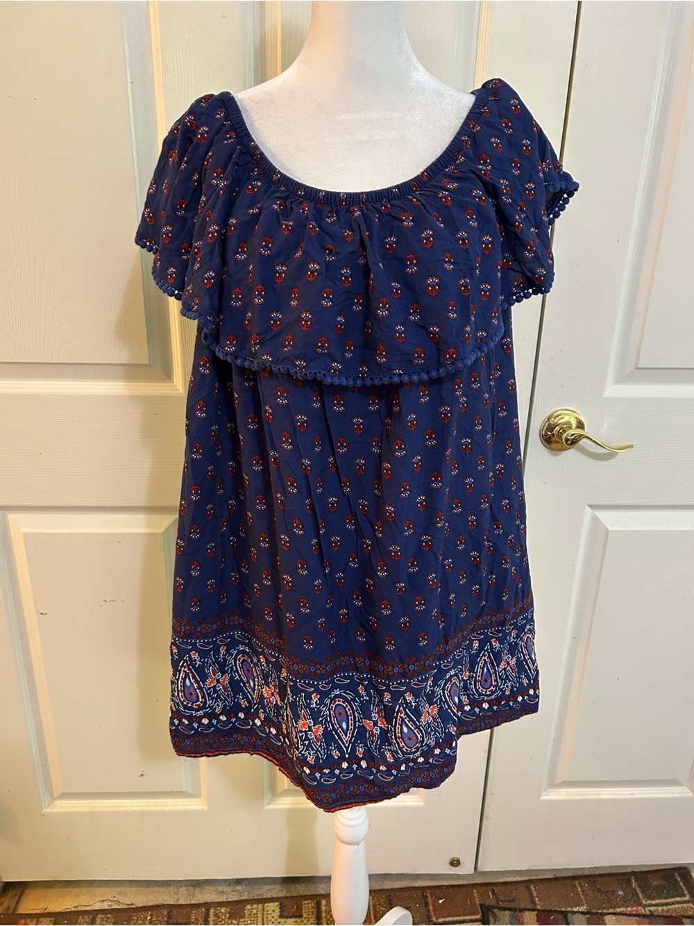 Faded Glory on- or off-shoulder tunic, 3X